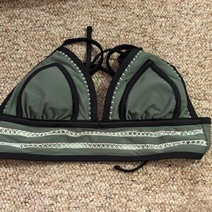 Stylish Green Bikini Top